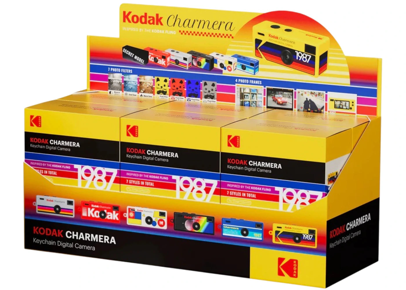 Kodak CHARMERA Digital Camera Keychain Sealed Case (6 Blind Box) -1
