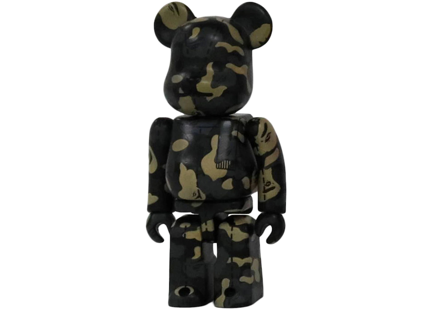 Bearbrick x A Bathing Ape 28th Anniversary Camo #4 100% Black/Olive -1