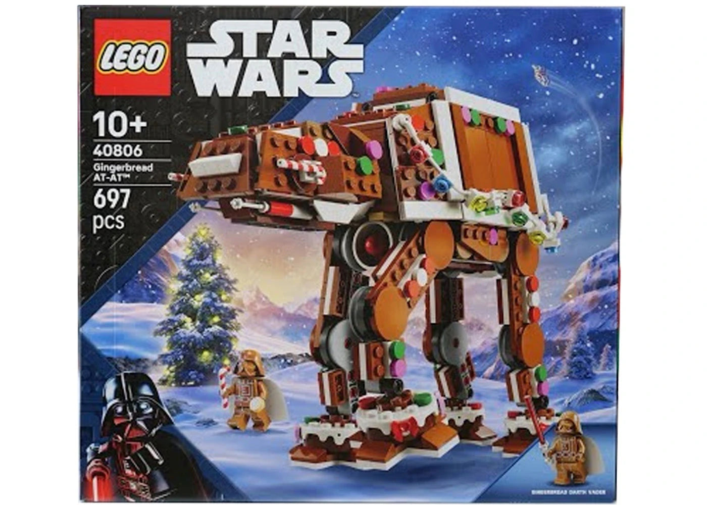 LEGO Star Wars Gingerbread AT-AT Walker Set 40806 -1