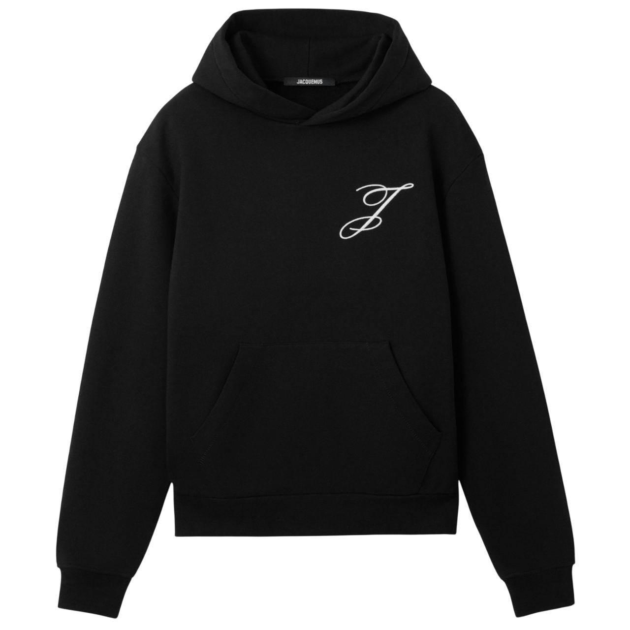 Le Hoodie Logo Jacquemus Noir -1