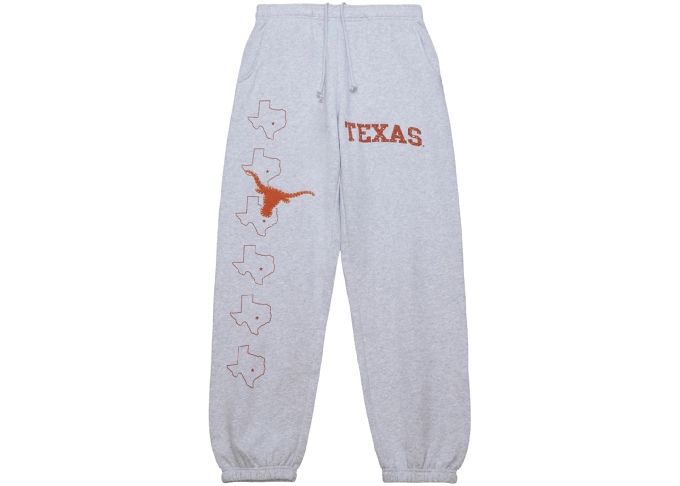 Travis Scott x Mitchell & Ness Texas Longhorns Classic Sweatpants Heather Gray -1