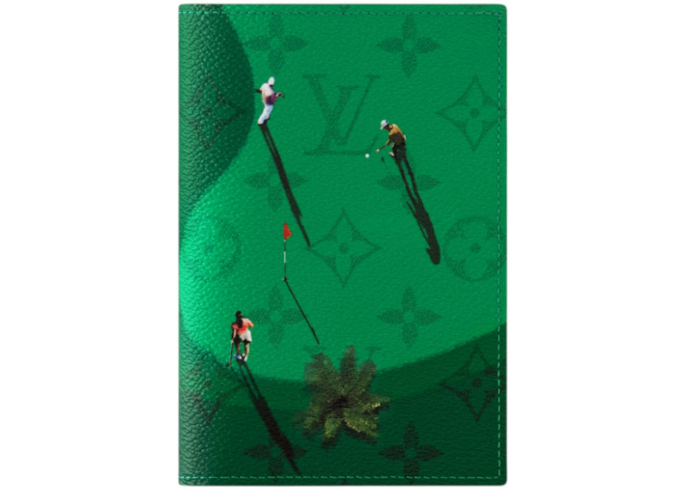 Louis Vuitton Golf Passport Cover Green -1