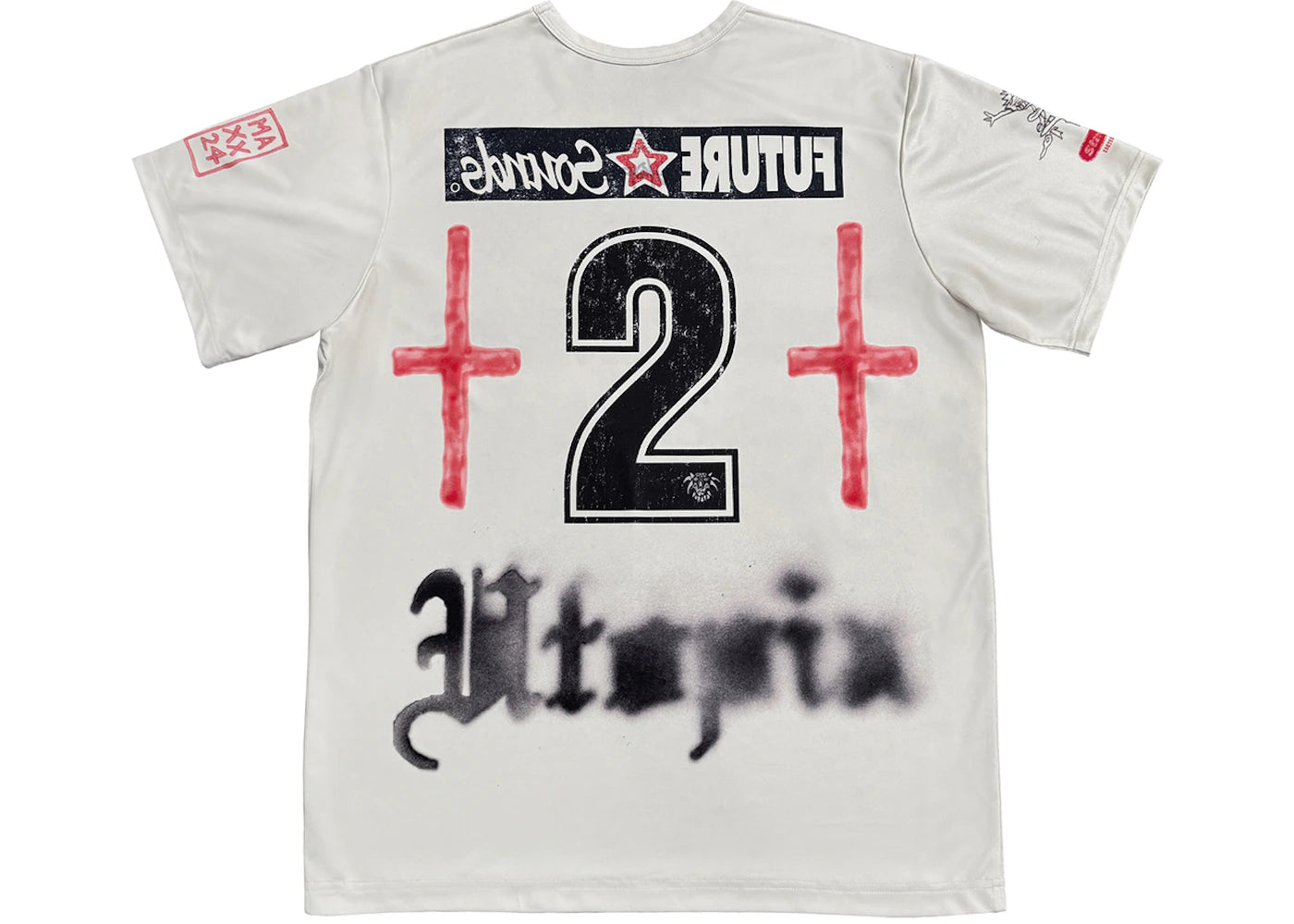 Travis Scott England Soccer Jersey White -1