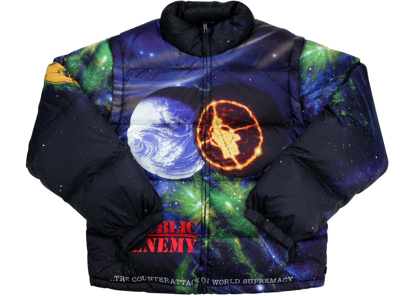 Supreme UNDERCOVER/Public Enemy Puffy Jacket Multi -1