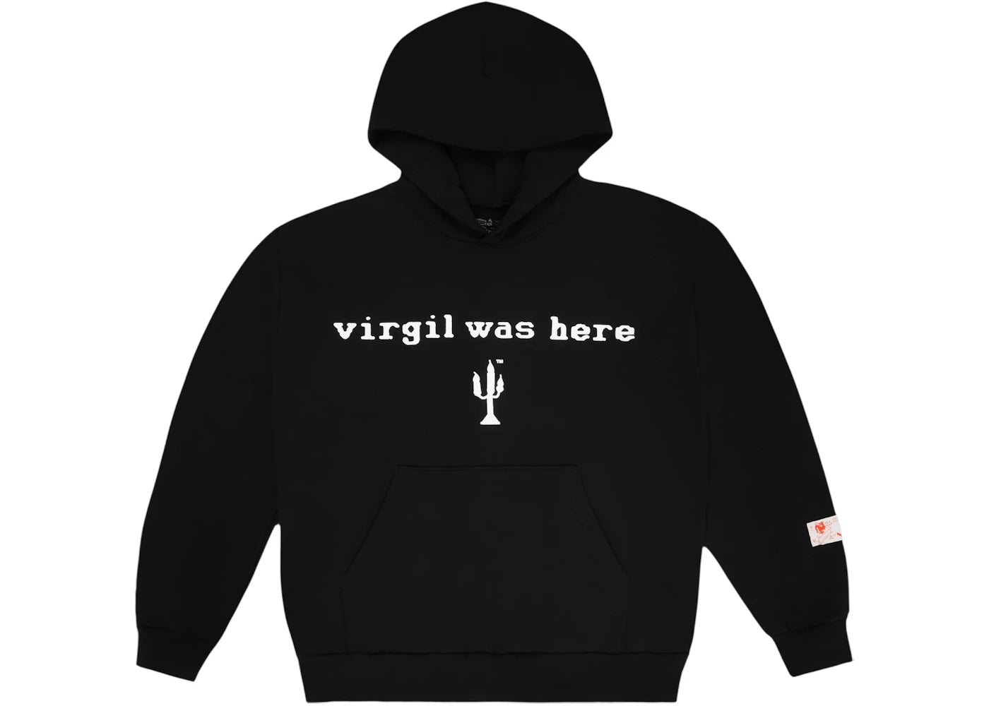 Cactus Plant Flea Market VAA CPFM Virgil Was Here Hooded Sweatshirt Black -1