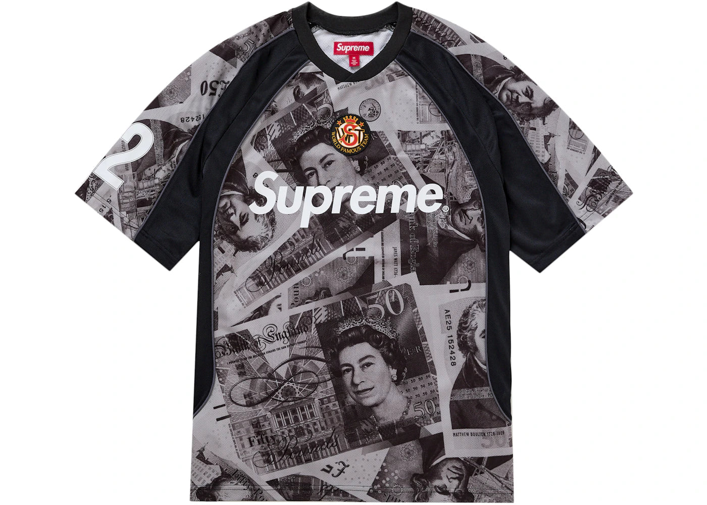 Supreme Pounds Soccer Jersey Black -1