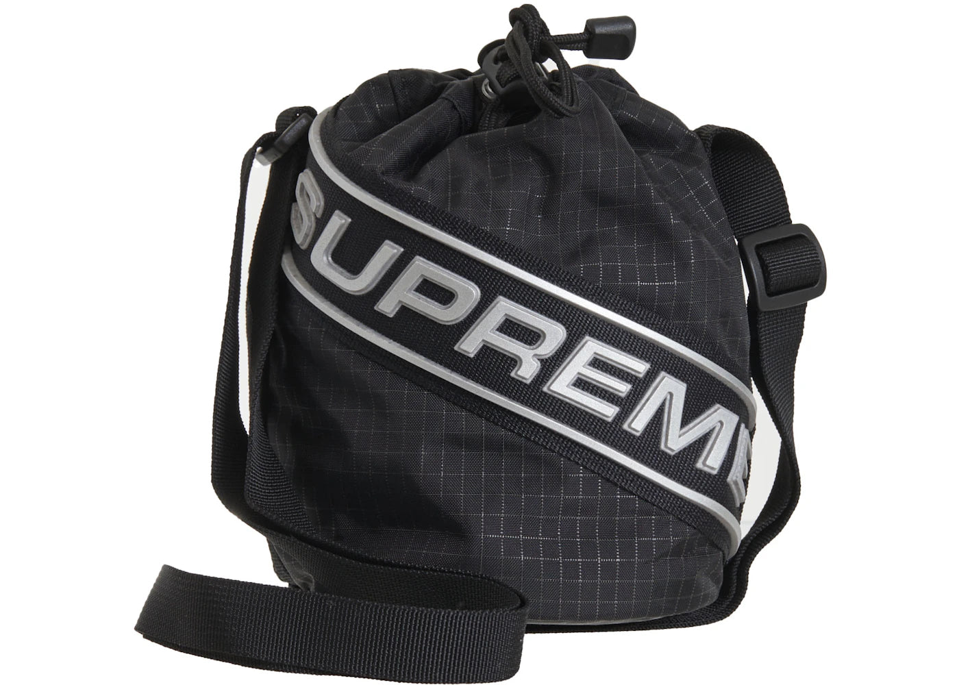 Supreme Small Cinch Pouch Black -1