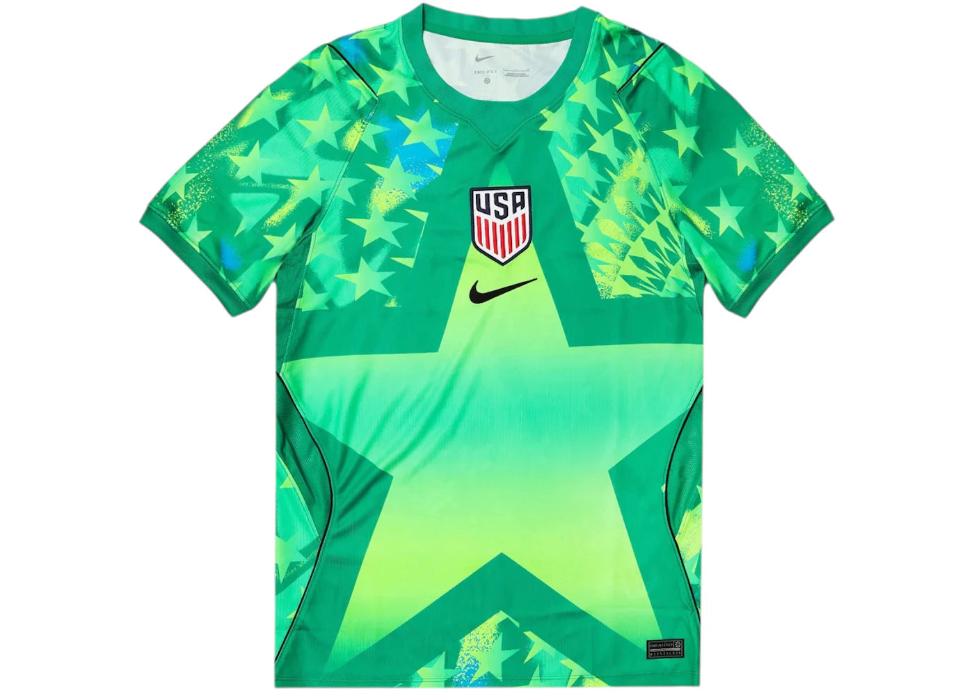 Nike USMNT 2026 Dri-Fit Stadium Goalkeeper Soccer Replica Jersey Stadium Green/Black/Black -1
