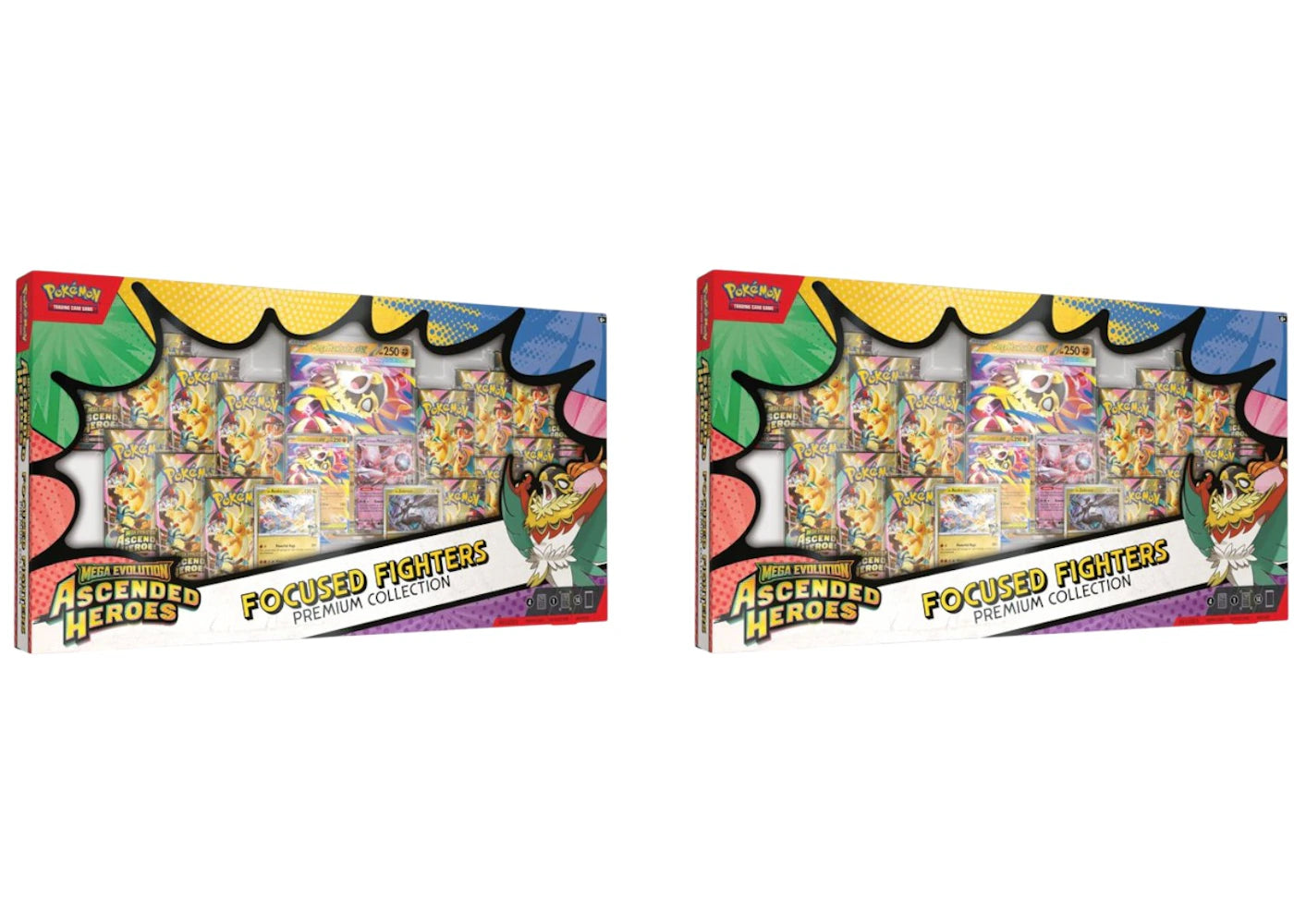 2026 Pokémon Mega Evolution Ascended Heroes Focused Fighters Premium Collection (Sam's Club Exclusive) 2x Lot -1