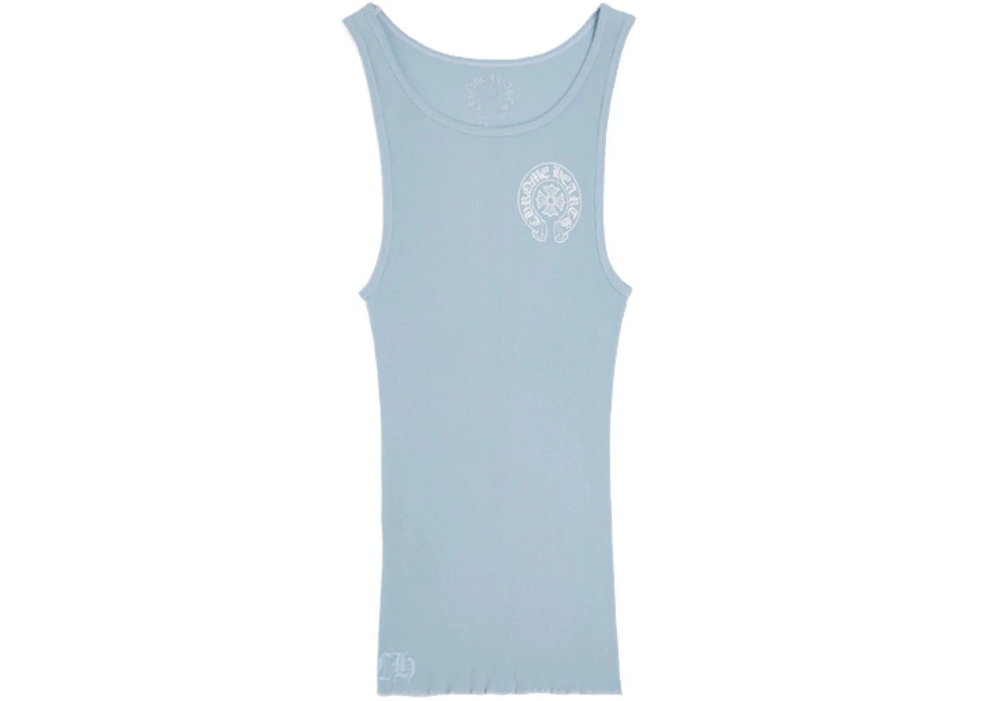 Chrome Hearts Baby Blue Rib Tank Blue -1