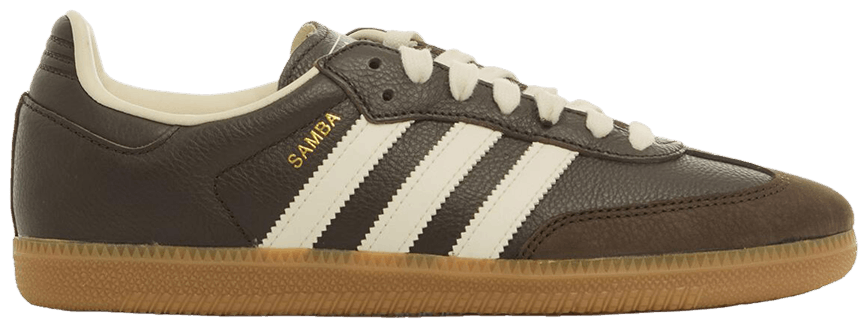adidas Samba OG Dark Brown Off White Gum-1
