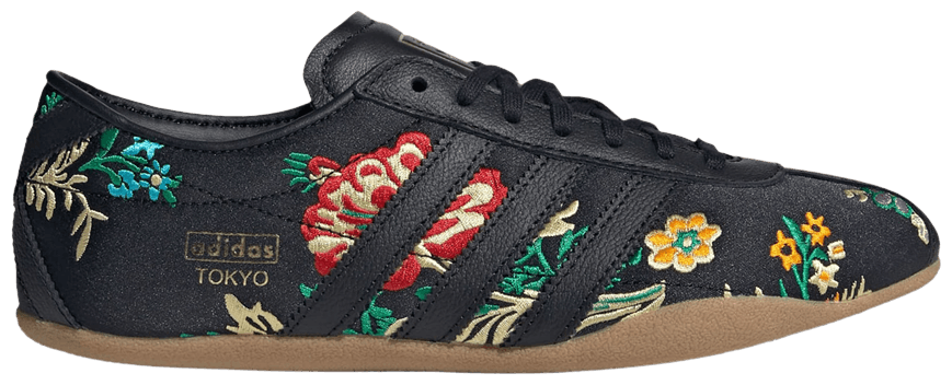 adidas Tokyo Black Floral Embroidery (Women's)-1