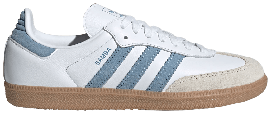 adidas Samba OG White Alumina Ash Blue (Women's)-1