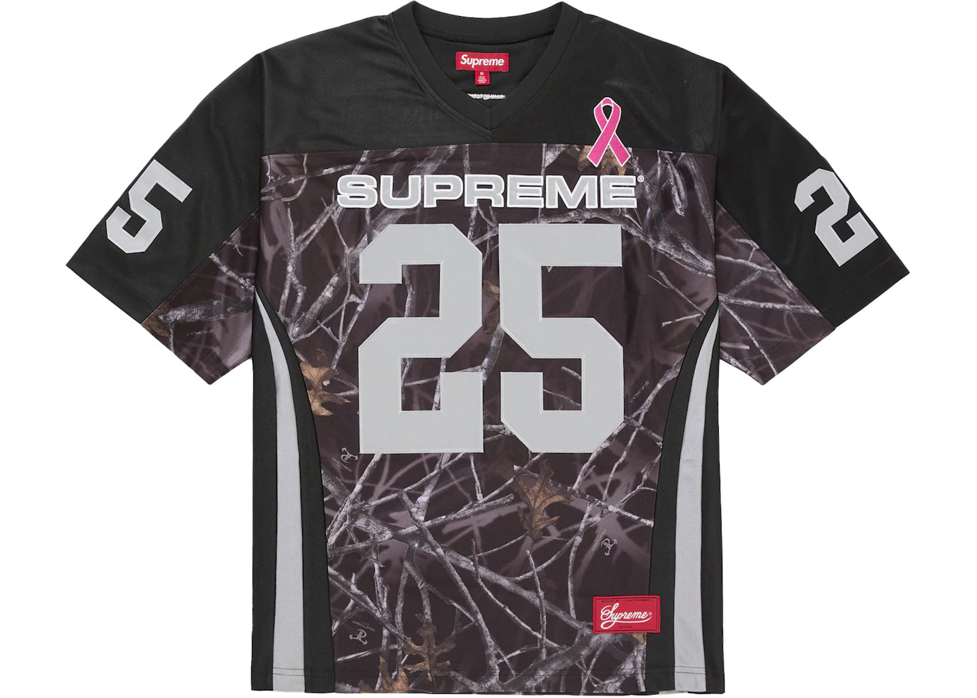 Supreme Breast Cancer Awareness Football Jersey Black -1