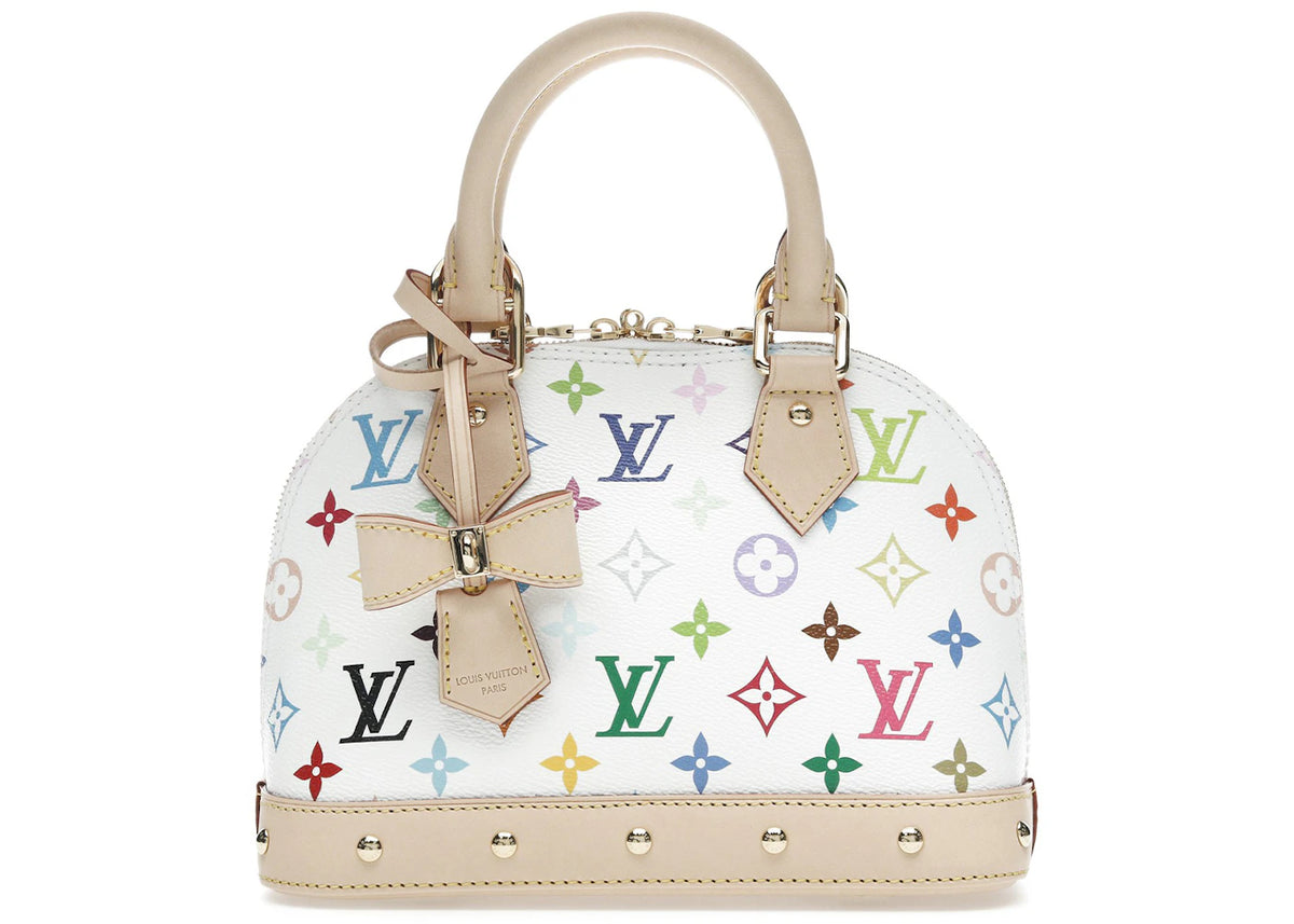 Louis Vuitton x Takashi Murakami Alma BB White Multicolored -1