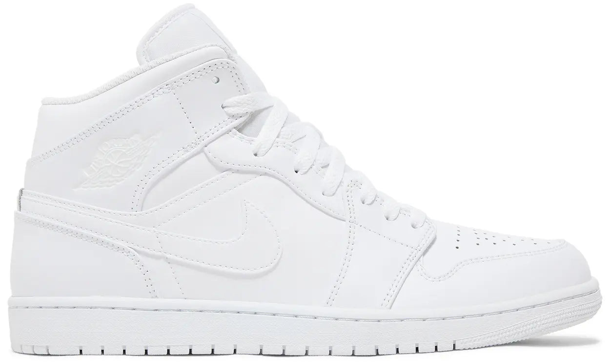 Jordan 1 Mid Triple White (2022)