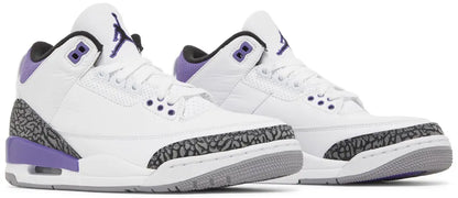 Jordan 3 Retro Dark Iris pair