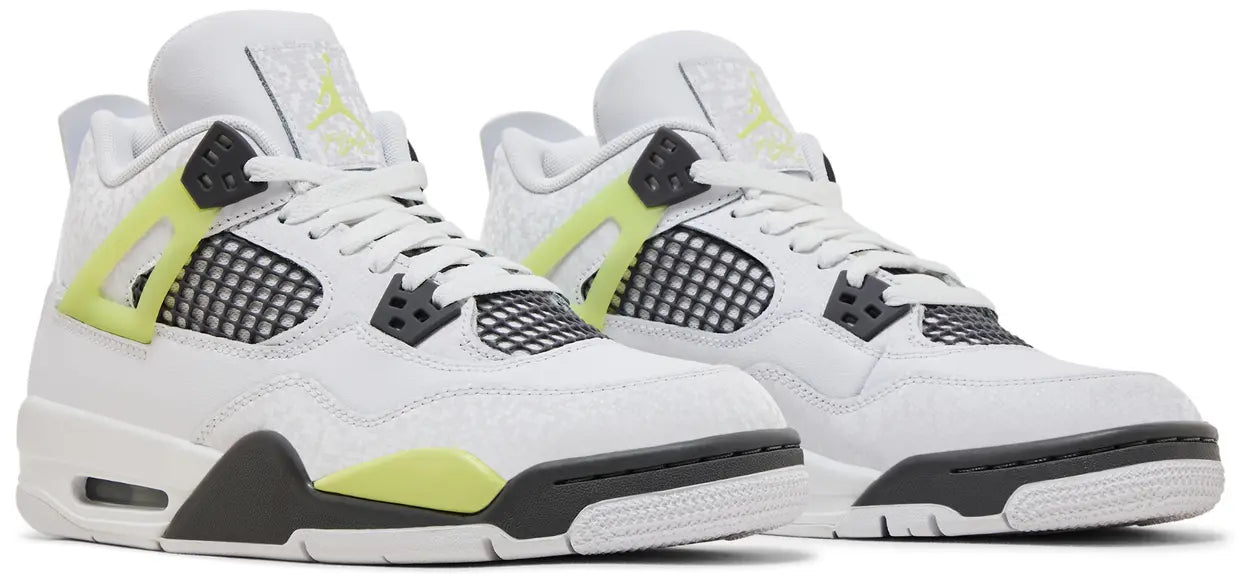 Jordan 4 Retro Light Lemon Twist (GS) Pair