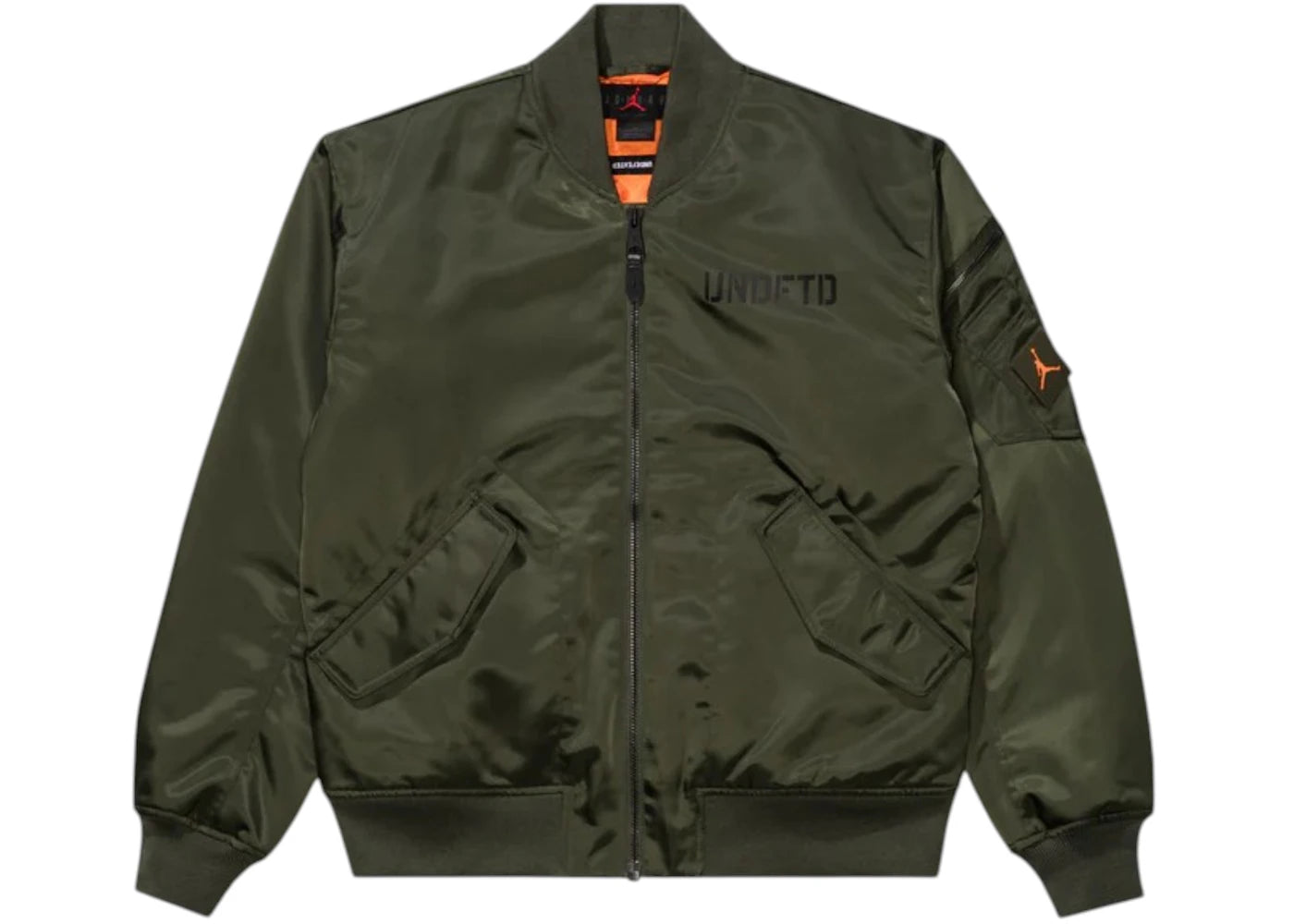 Jordan x Undefeated Bomber Jacket Cargo Khaki/Orange 
