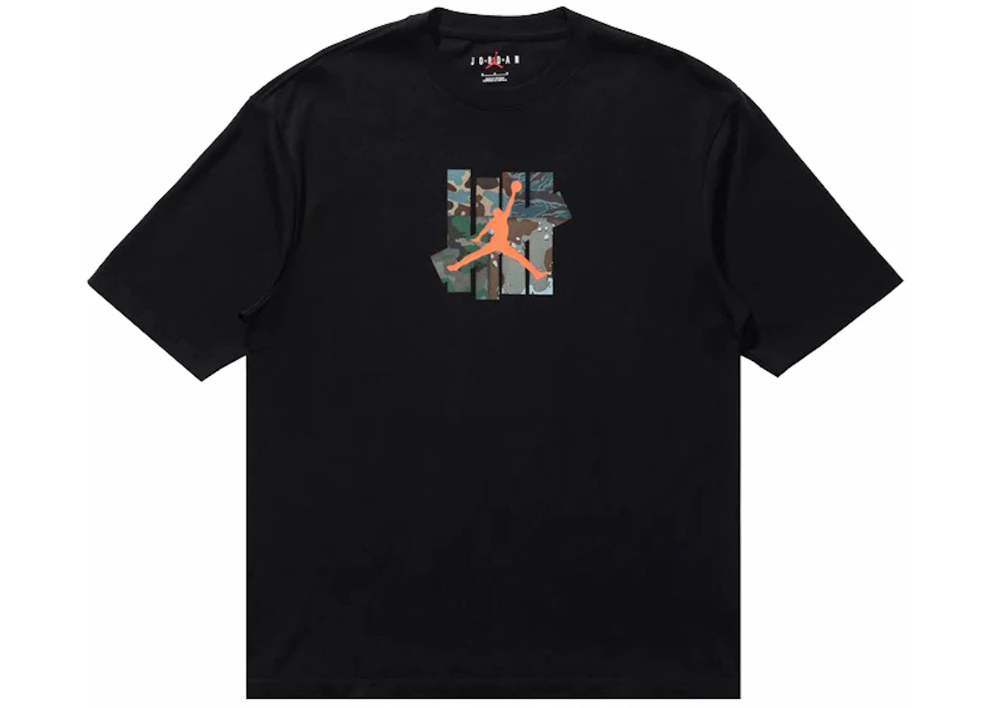 Jordan x Undefeated Strikes Tee Black 