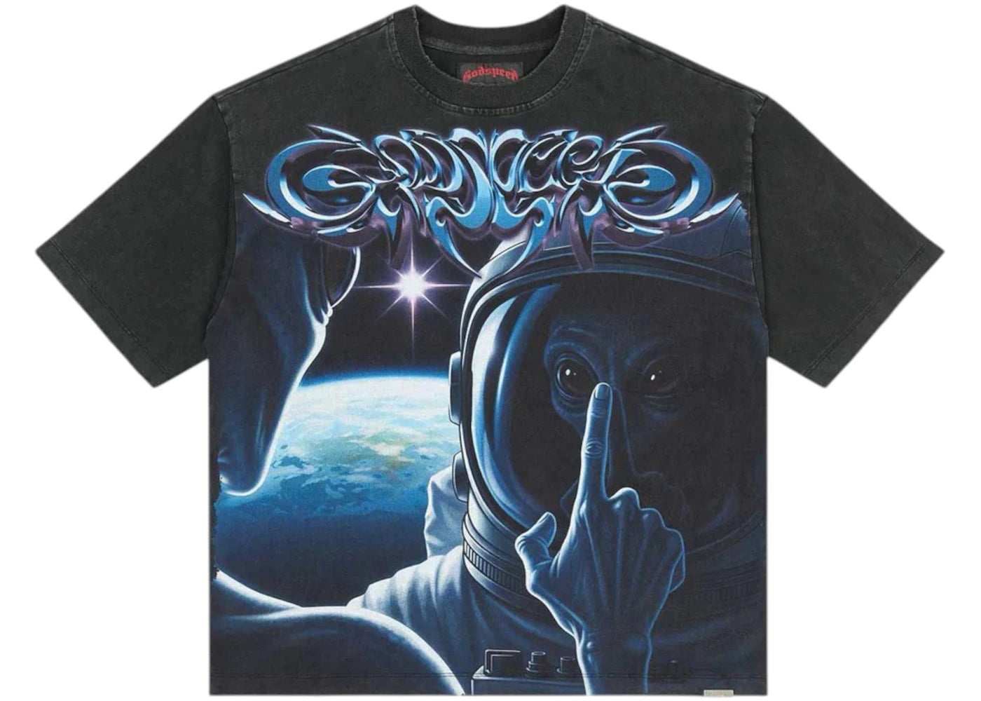 Godspeed First Contact 2 T-shirt Black -1