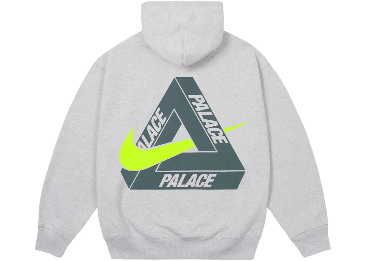 Palace x Nike Tri Swoosh Hood Grey Marl -1