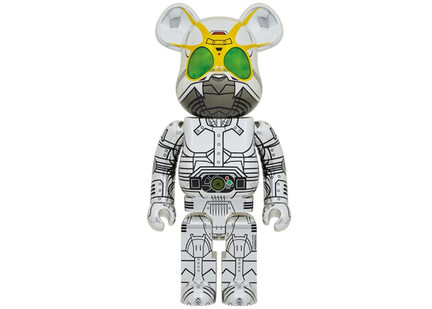 Bearbrick x Hajime Sorayama Shadow Moon (2G Exclusive) 1000% -1