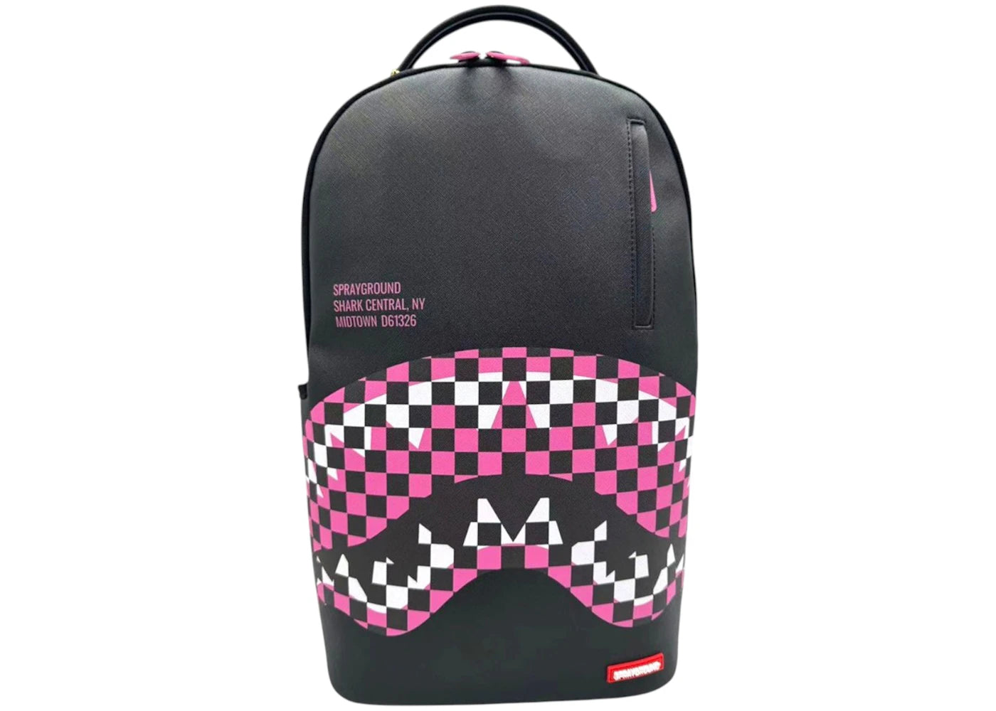 Sprayground Shark Central Breakup Check Sorbet Grey Backpack Multicolor -1