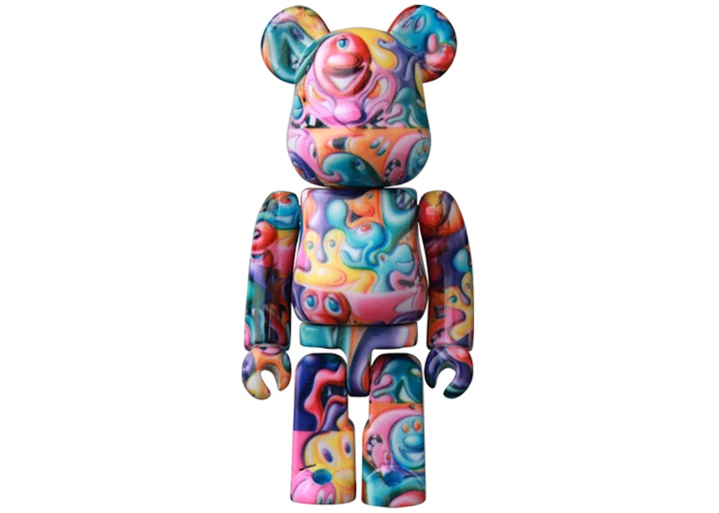 Bearbrick Series 44 Artist Kenny Scharf Faces 100% (Opened Blind Box & Card Included) -1