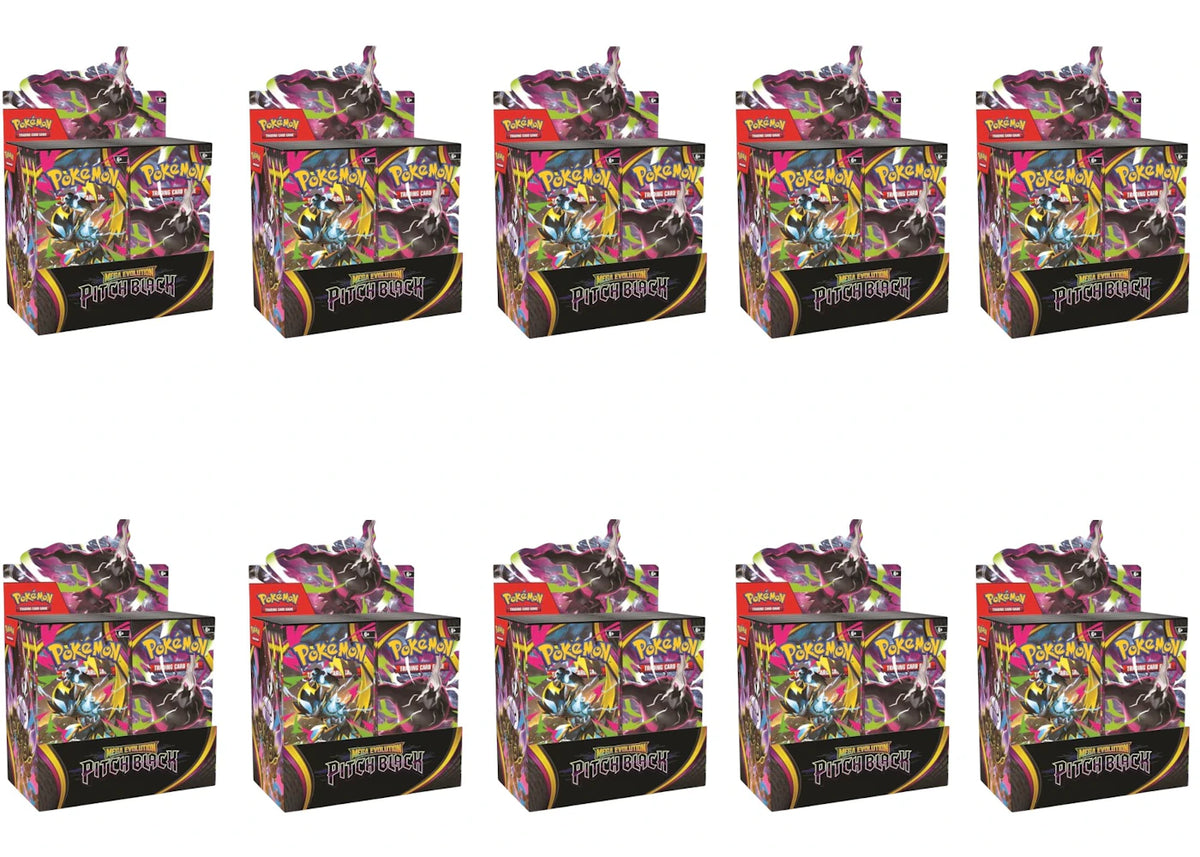 2026 Pokémon Mega Evolution Pitch Black Booster Box 10x Lot -1