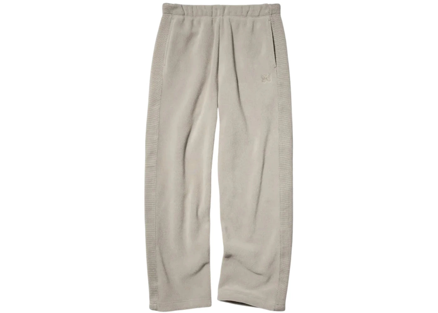 Uniqlo x Needles Fleece Wide Pants Beige -1