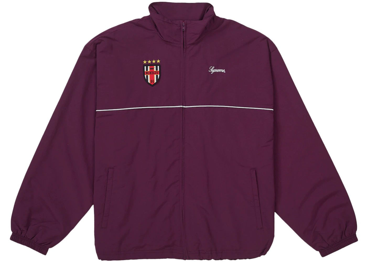Supreme Cross Track Jacket Plum -1