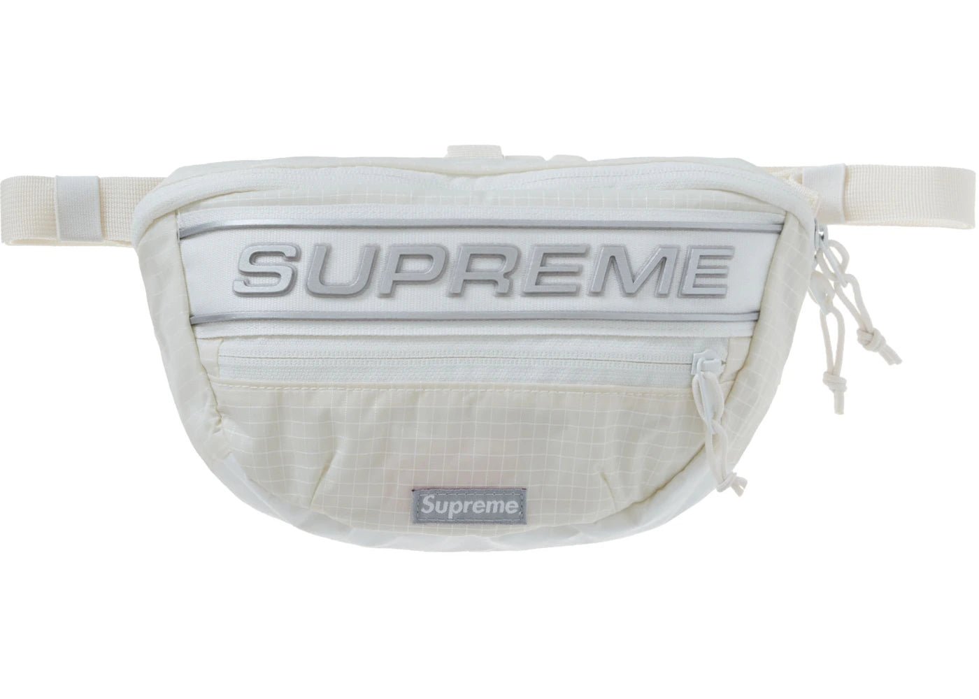 Supreme Logo Waist Bag White -1