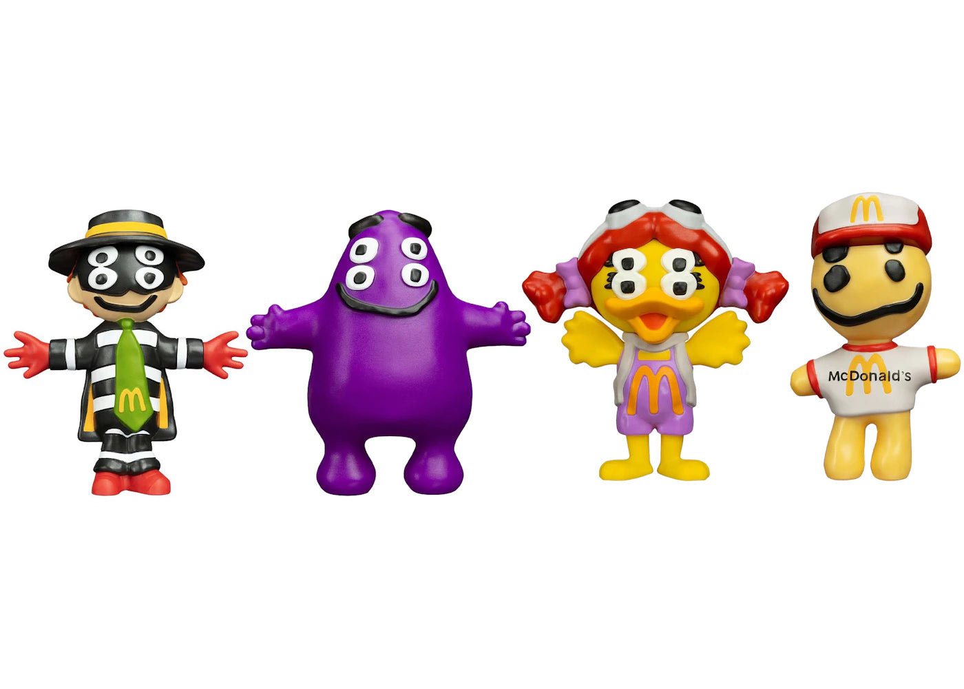 Cactus Plant Flea Market x McDonald's Toys Hamburglar Grimace Birdie The Early Bird Cactus Buddy Set of 4 Figures -1