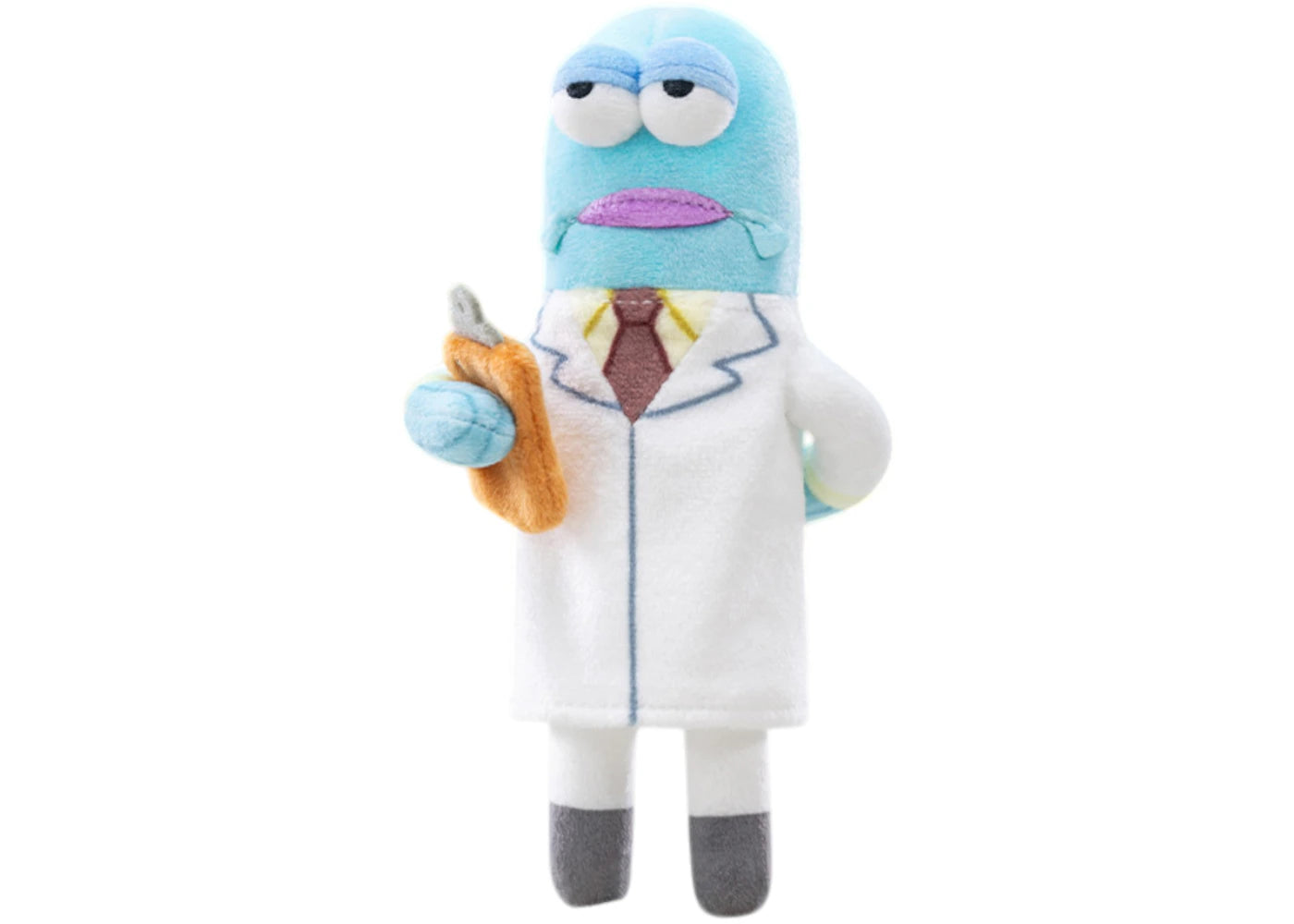 Pop Mart Gong Spongebob Squarepants Residents of Bikini Bottom Whimsical Part 2 Scientist Fish Plush -1