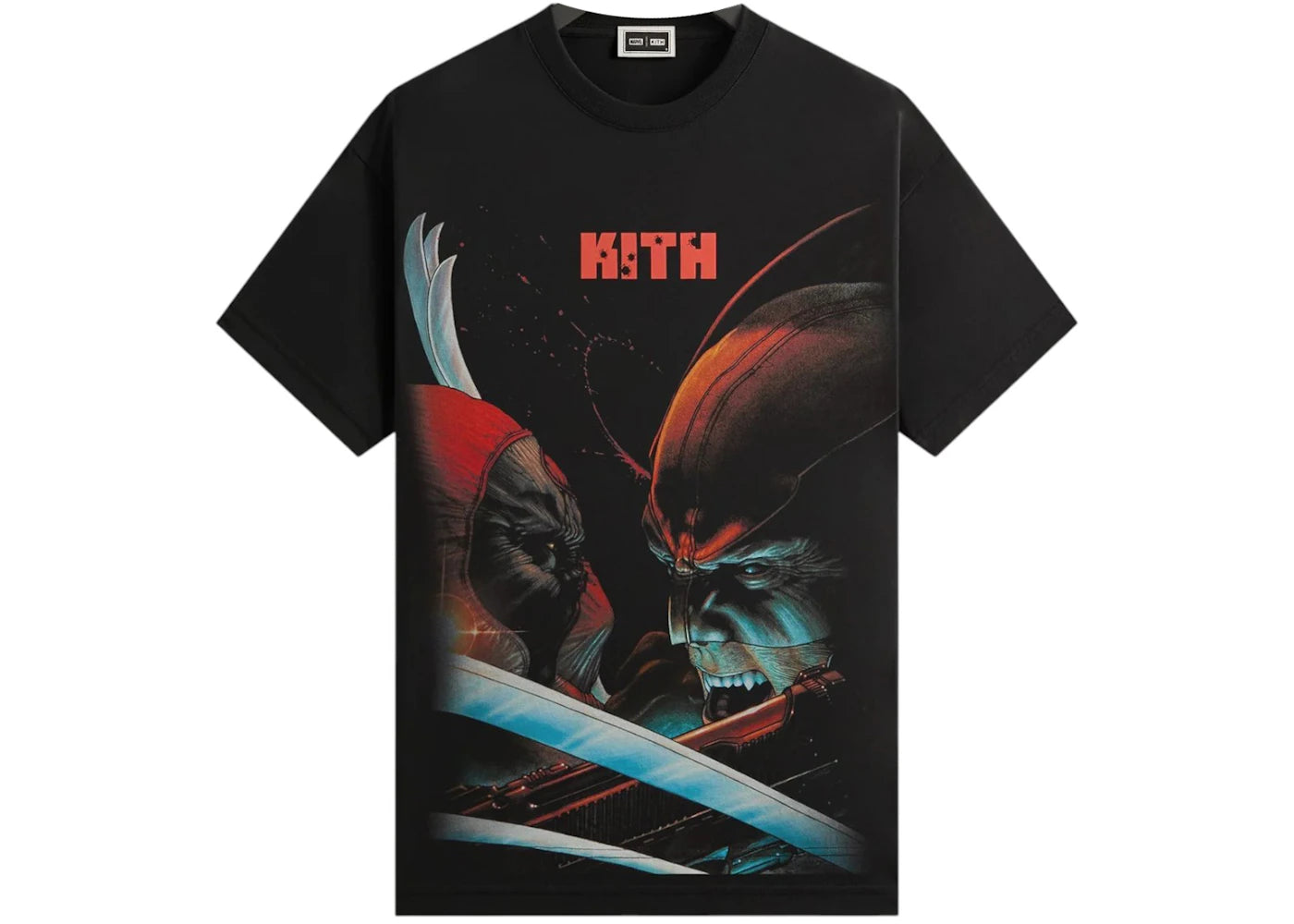 Kith x Marvel Deadpool Vintage Tee Black