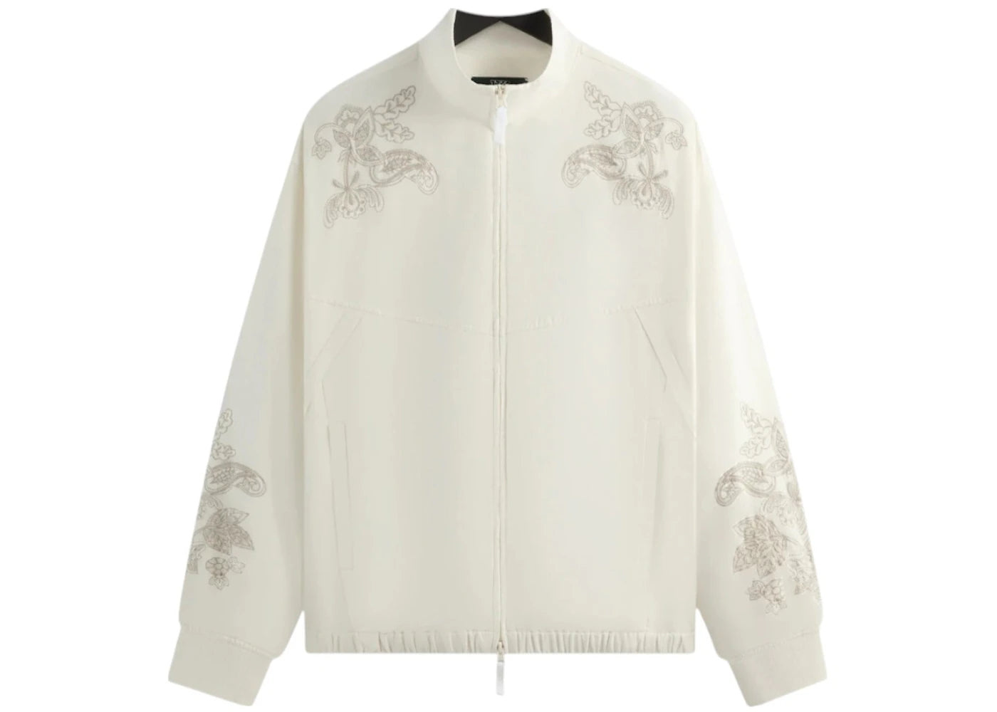 Kith x Wilson Embroidered Mesh Track Jacket White