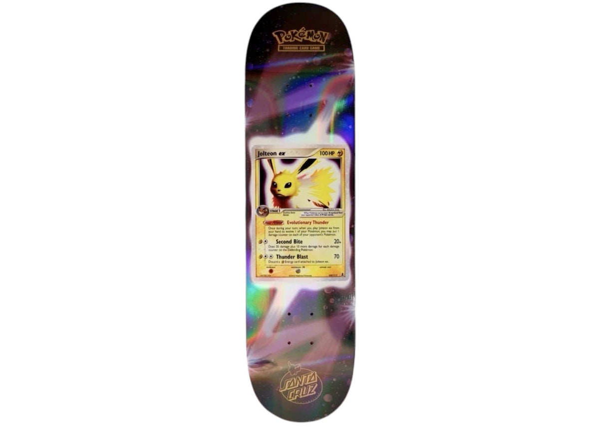 Santa Cruz Skateboards X Pokemon 2026 Skateboard Deck - Jolteon Edition -1