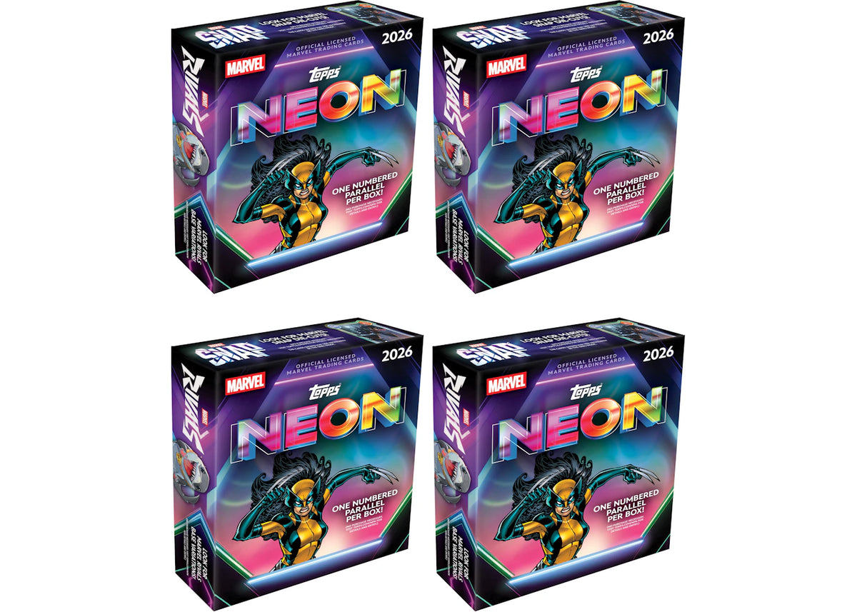 2026 Topps Neon Marvel Mega Box 4x Lot -1