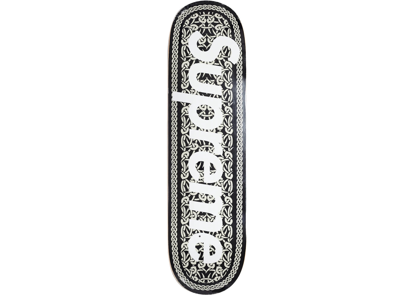 Supreme Celtic Knot Skateboard Deck Black -1