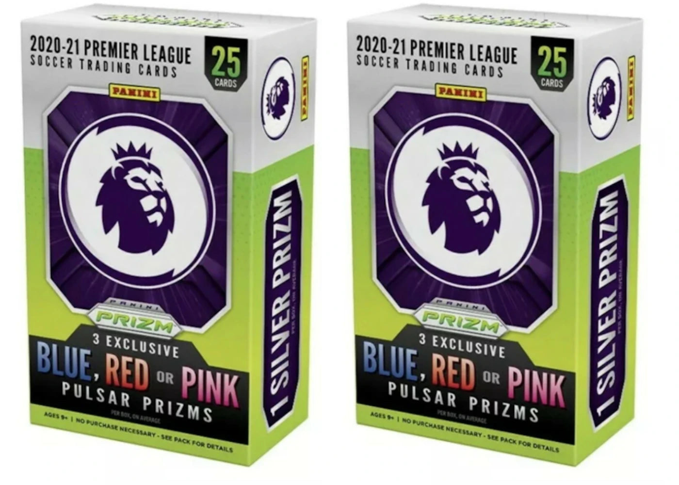 2020-21 Panini Prizm Premier League Soccer Cereal Box 2x Lot -1