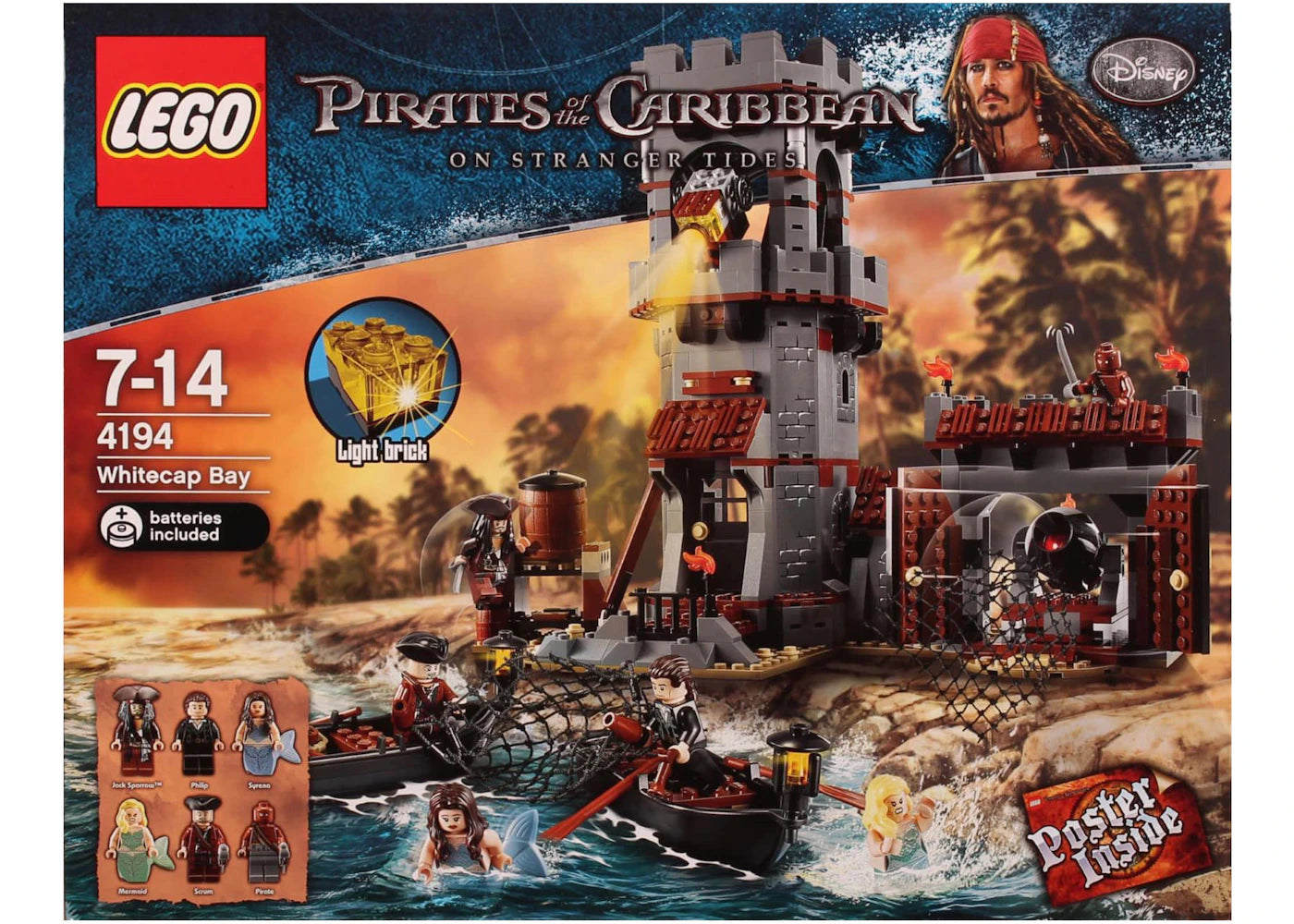 LEGO Pirates of the Caribbean Whitecap Bay Set 4194 -1