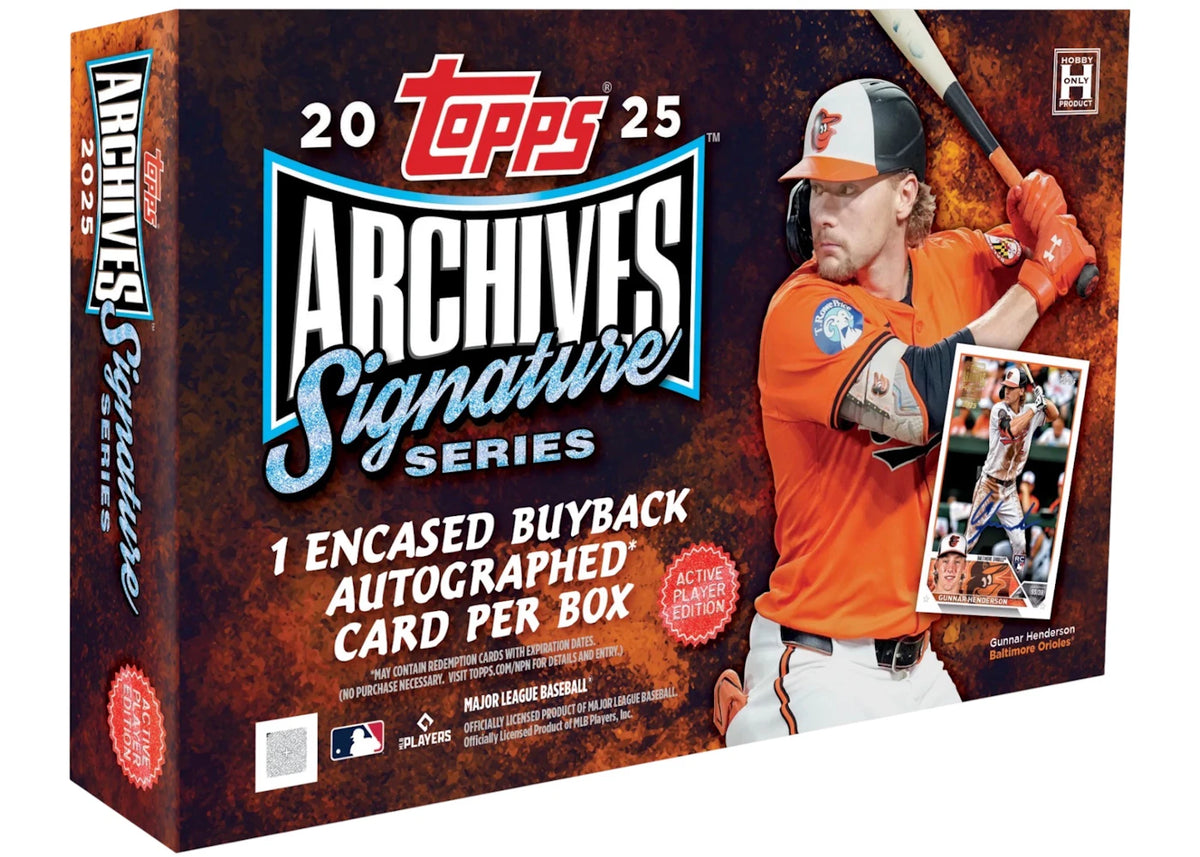 2025 Topps Archives Signature Series Active Player Edition Baseball Hobby Box -1