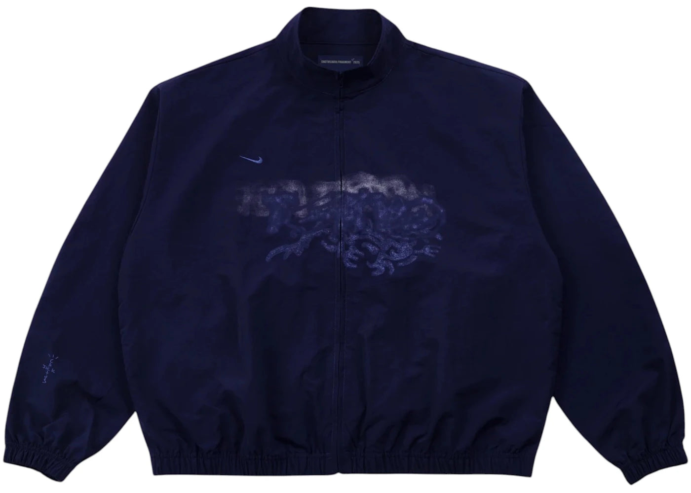 Travis Scott Cactus Jack x Fragment x Nike Tokyo Windbreaker Zip Jacket Black -1