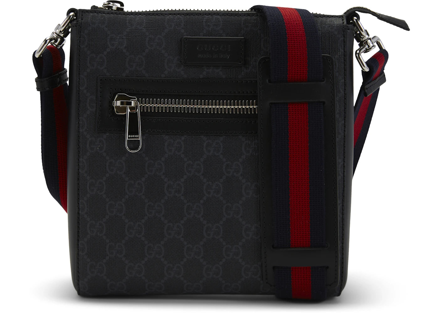 Gucci Messenger GG Supreme Small Black/Grey -1