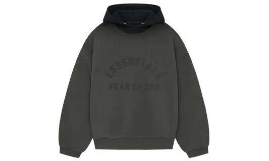 Fear of God Essentials Nylon Fleece Hoodie Ink/Jet Black - MTHOR SHOP