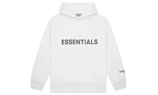 Fear of God Essentials Pullover Hoodie Applique Logo White