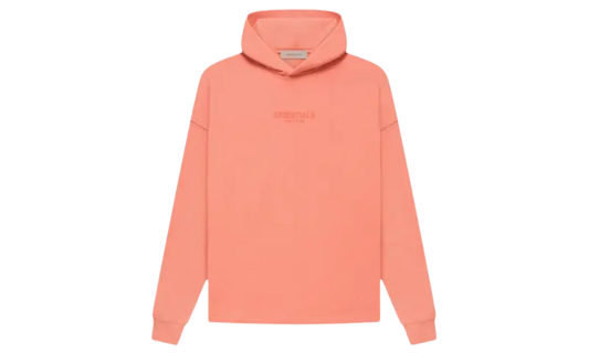Fear of God Essentials Relaxed Hoodie Coral - MTHOR SHOP