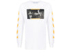 OFF-WHITE Caravaggio Saint Jerome Writing Print Longsleeve T-Shirt White/Yellow/Black -1