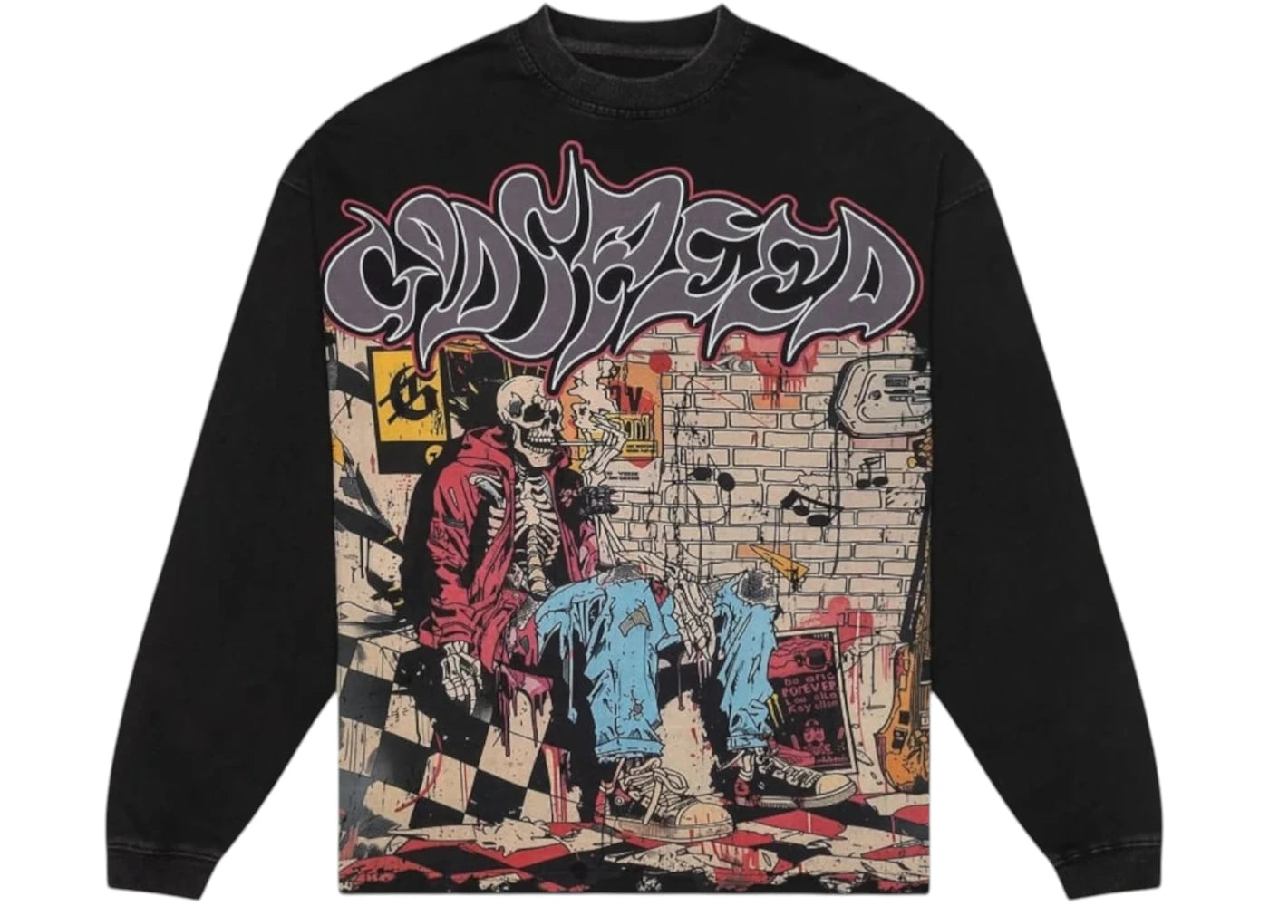 Godspeed Stoner L/S Tee Black -1